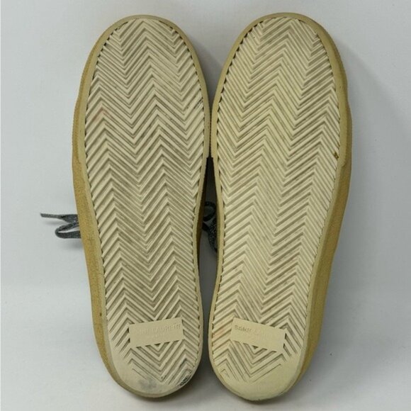 Authentic Saint Laurent leather Sneakers size EU 37/ 7 US - Picture 7 of 11